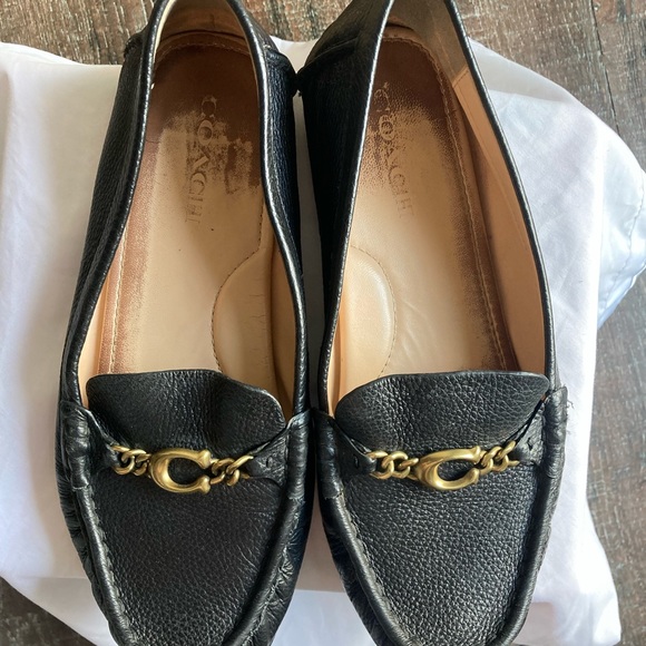 Coach Loafers / Black / Great Condition / Size 10 - Picture 3 of 5